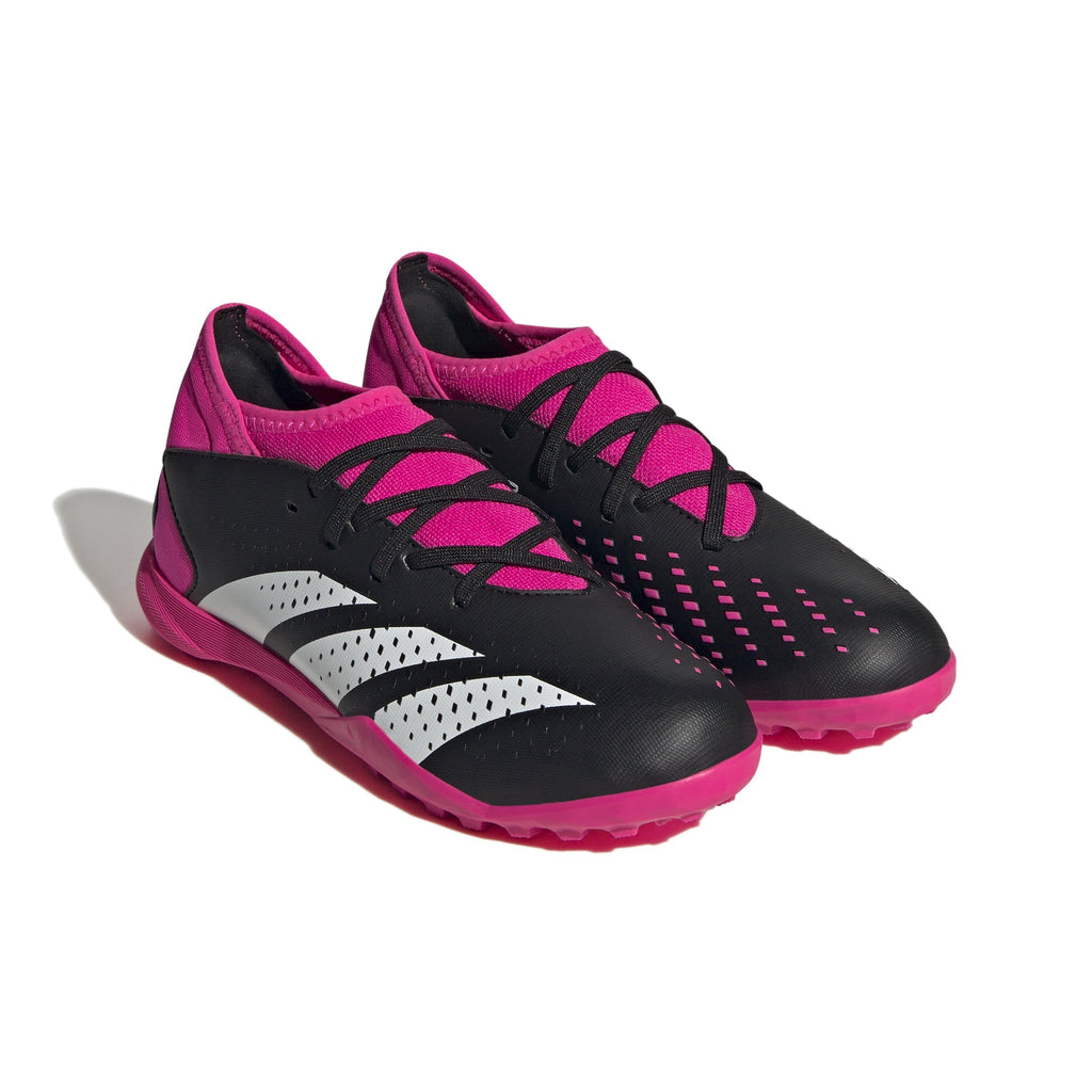 2026 New Arrival adidas Predator Accuracy.3 TF Youth Turf Soccer Cleats - Black/White/Shock Pink wholesalehk.shop