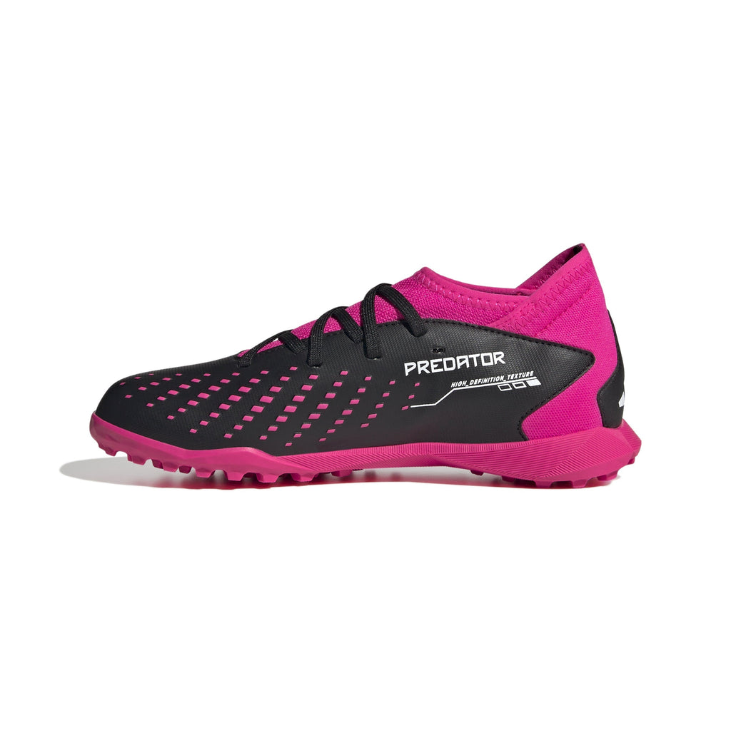 2026 New Arrival adidas Predator Accuracy.3 TF Youth Turf Soccer Cleats - Black/White/Shock Pink wholesalehk.shop
