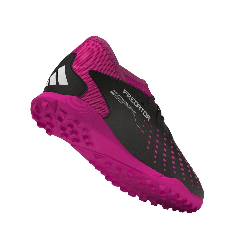 2026 New Arrival adidas Predator Accuracy.3 TF Youth Turf Soccer Cleats - Black/White/Shock Pink wholesalehk.shop