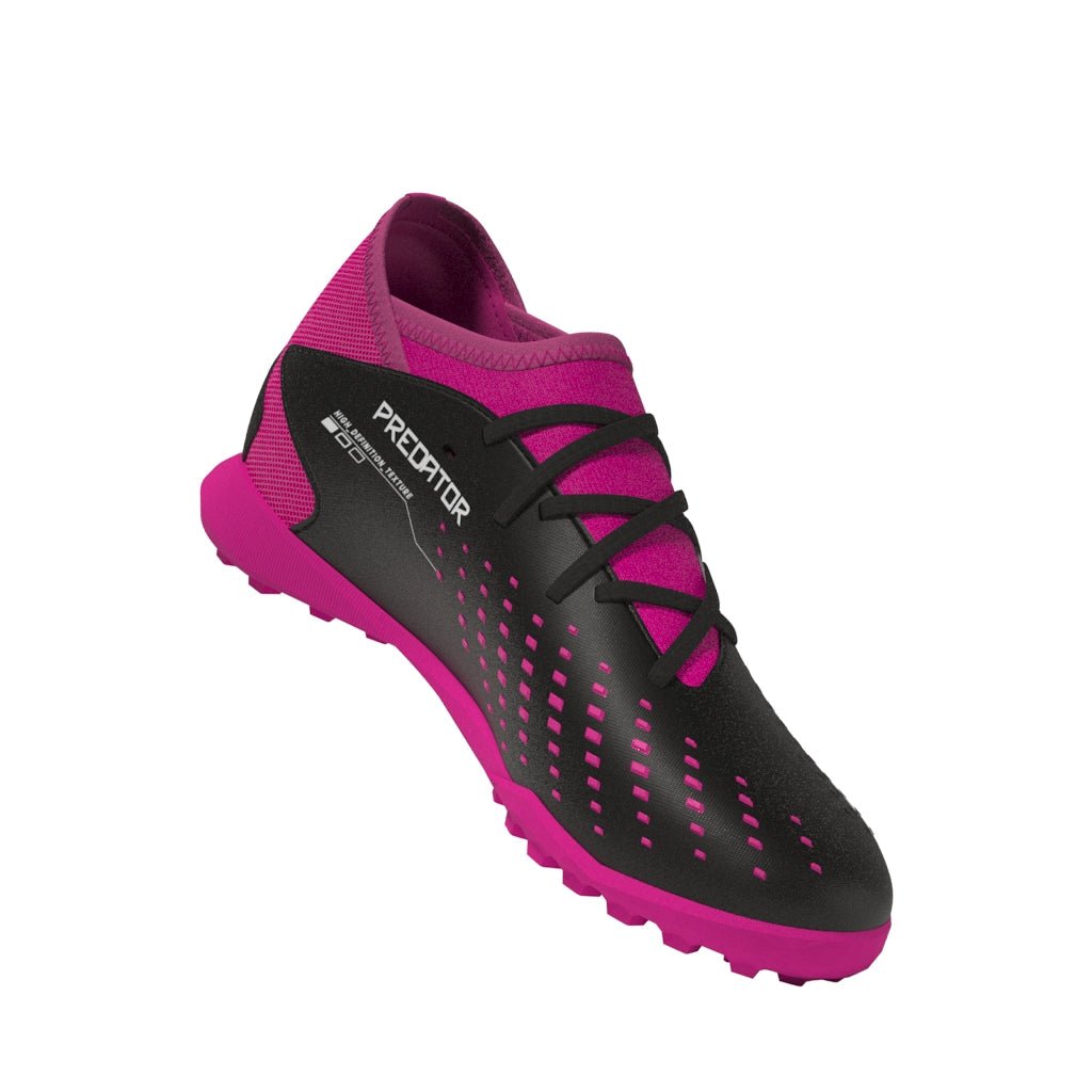 2026 New Arrival adidas Predator Accuracy.3 TF Youth Turf Soccer Cleats - Black/White/Shock Pink wholesalehk.shop