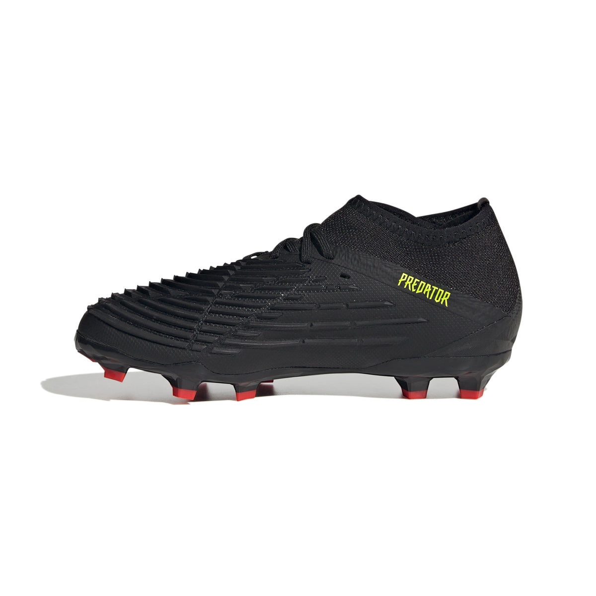2026 New Arrival adidas Kids Predator Edge 1 FG J Soccer Cleats Black/Yellow wholesalehk.shop