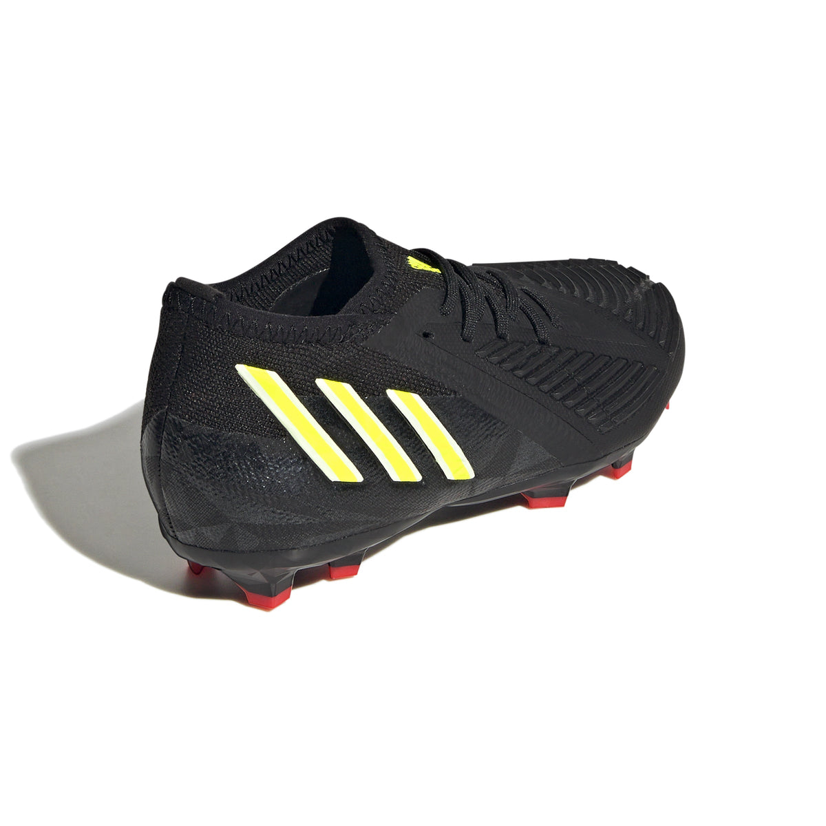 2026 New Arrival adidas Kids Predator Edge 1 FG J Soccer Cleats Black/Yellow wholesalehk.shop