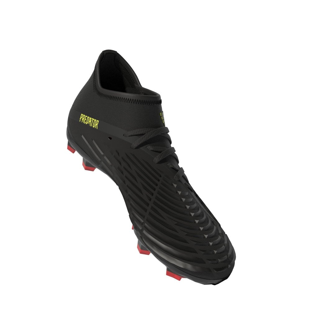 2026 New Arrival adidas Kids Predator Edge 1 FG J Soccer Cleats Black/Yellow wholesalehk.shop