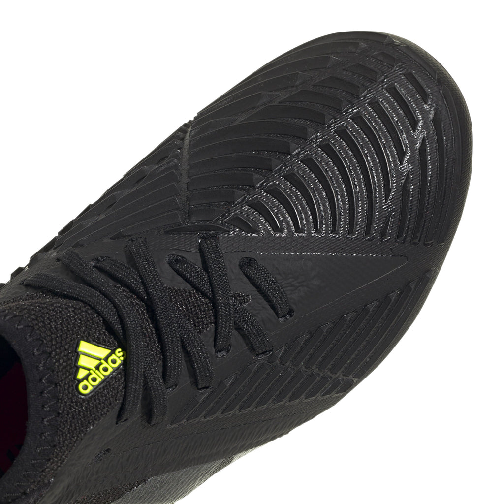 2026 New Arrival adidas Kids Predator Edge 1 FG J Soccer Cleats Black/Yellow wholesalehk.shop