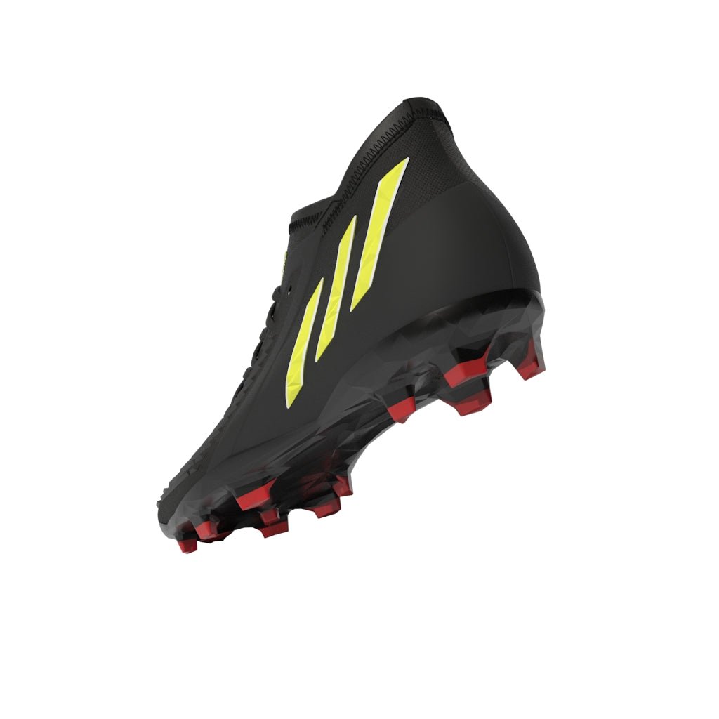 2026 New Arrival adidas Kids Predator Edge 1 FG J Soccer Cleats Black/Yellow wholesalehk.shop