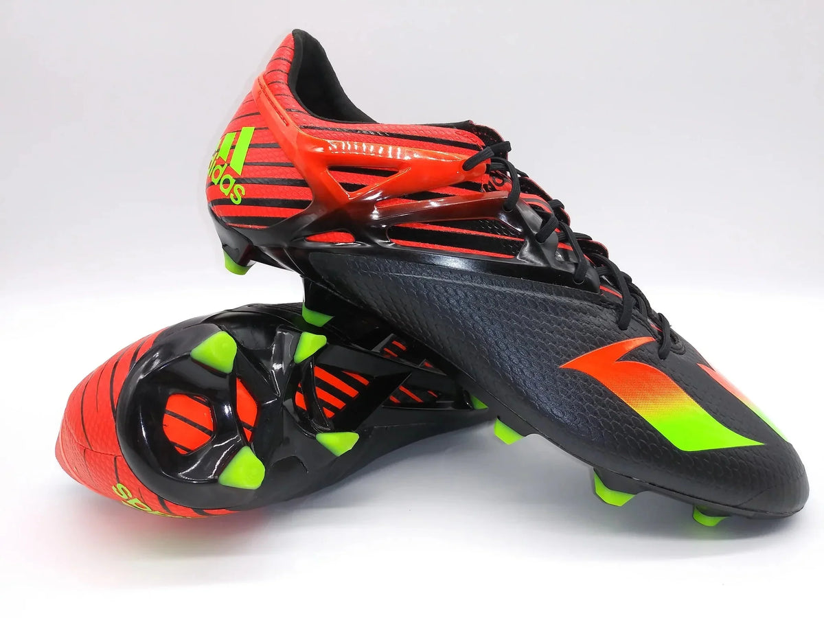 2026 New Arrival adidas Messi 15.1 FG/AG Multi-Ground Soccer Cleats - Black/Solar Green/Solar Red wholesalehk.shop