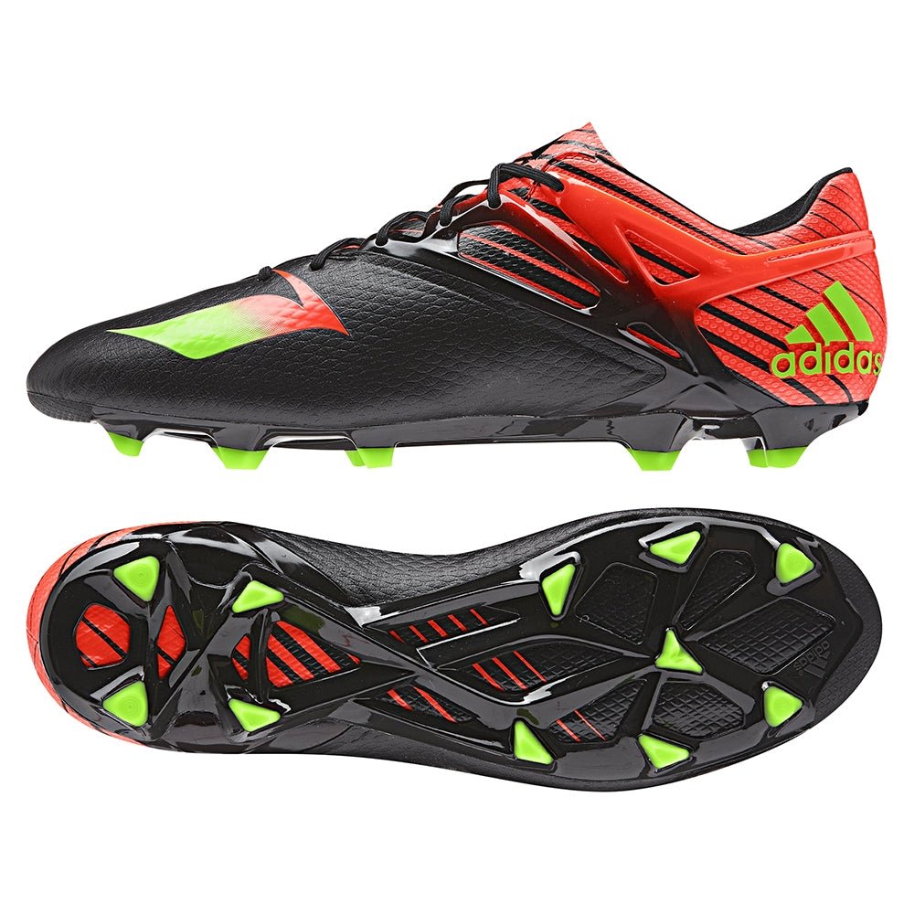 2026 New Arrival adidas Messi 15.1 FG/AG Multi-Ground Soccer Cleats - Black/Solar Green/Solar Red wholesalehk.shop