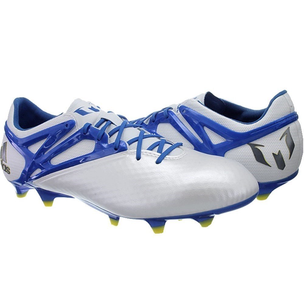 2026 New Arrival adidas Messi 15.1 FG/AG Multi-Ground Soccer Cleats - White/Blue/Black wholesalehk.shop