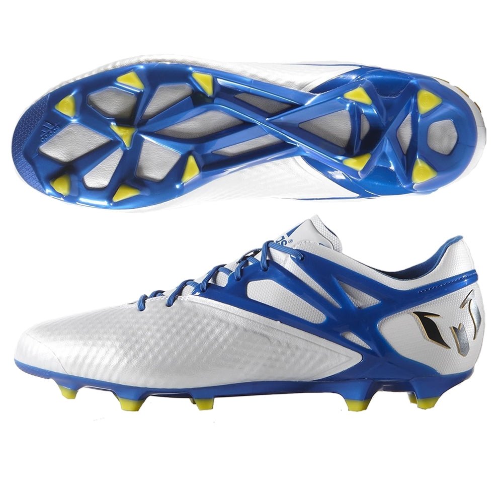 2026 New Arrival adidas Messi 15.1 FG/AG Multi-Ground Soccer Cleats - White/Blue/Black wholesalehk.shop