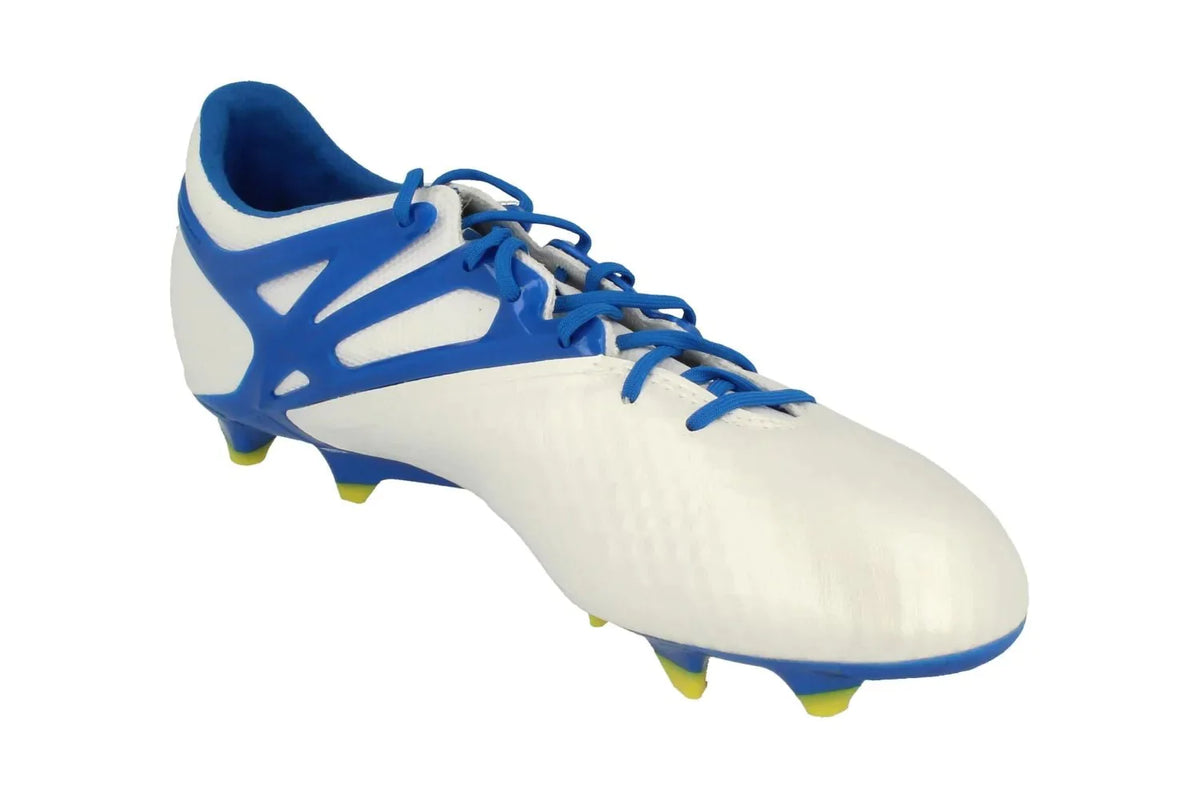 2026 New Arrival adidas Messi 15.1 FG/AG Multi-Ground Soccer Cleats - White/Blue/Black wholesalehk.shop