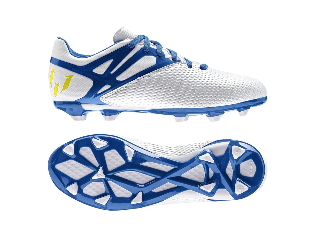 2026 New Arrival adidas Messi 15.3 FG/AG J White/Blue/Black wholesalehk.shop