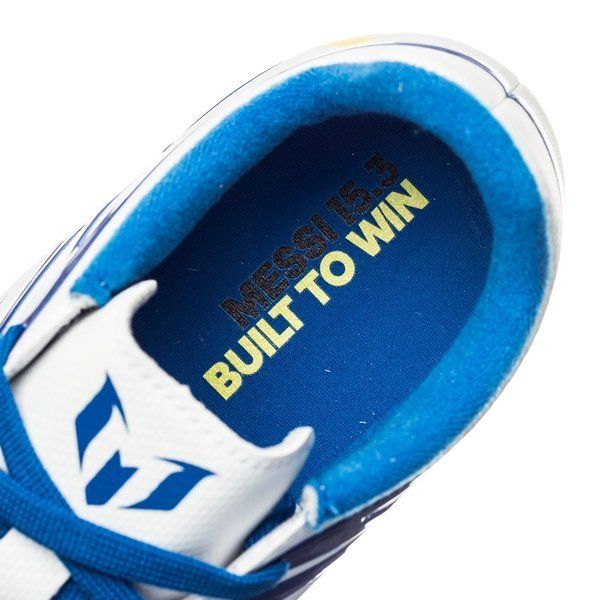 2026 New Arrival adidas Messi 15.3 IN Youth Indoor Soccer Shoes White/Blue/Black wholesalehk.shop