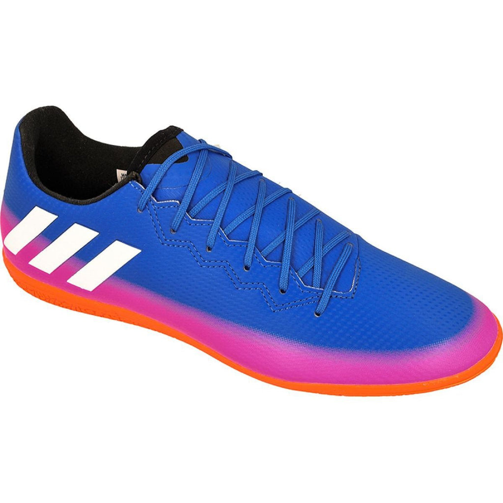 2026 New Arrival adidas Messi 16.3 IN Indoor Soccer Shoes - Blue/White/Orange wholesalehk.shop