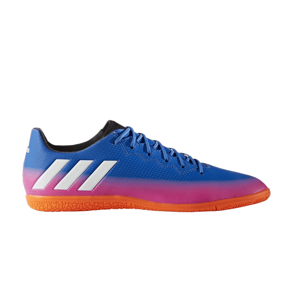 2026 New Arrival adidas Messi 16.3 IN Indoor Soccer Shoes - Blue/White/Orange wholesalehk.shop