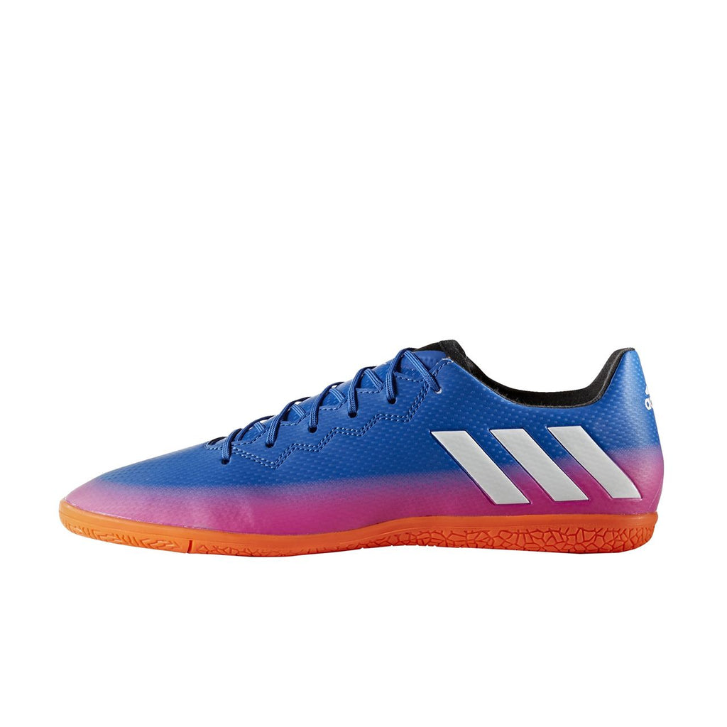 2026 New Arrival adidas Messi 16.3 IN Indoor Soccer Shoes - Blue/White/Orange wholesalehk.shop