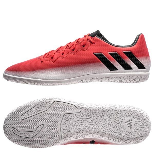 2026 New Arrival adidas Messi 16.3 IN Indoor Soccer Shoes -  Red/Black/White wholesalehk.shop