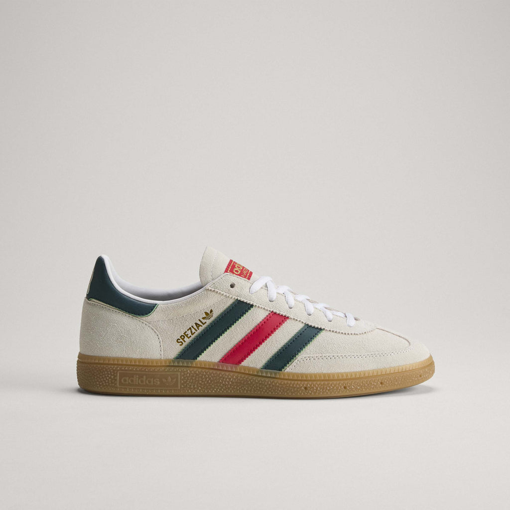 2026 New Arrival adidas Mexico Handball Spezial Shoes - White/Scarlet wholesalehk.shop