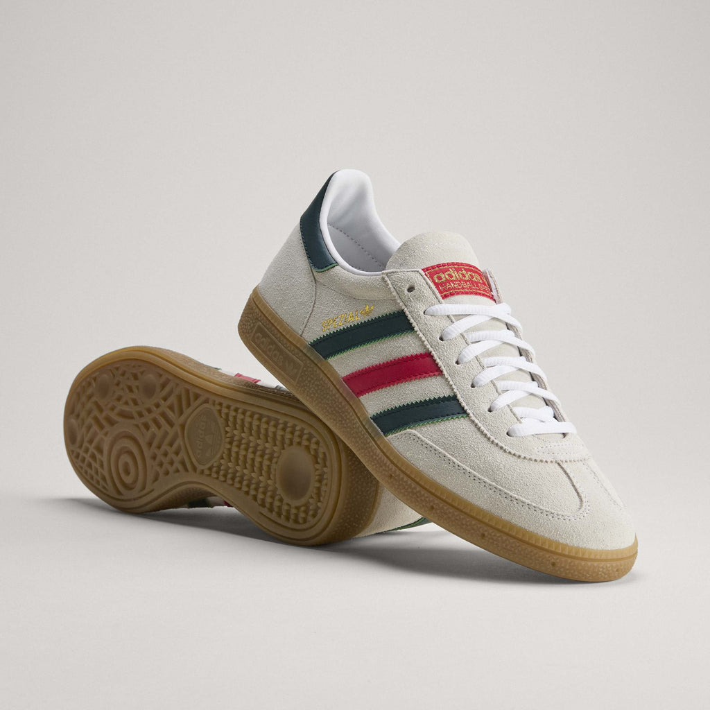 2026 New Arrival adidas Mexico Handball Spezial Shoes - White/Scarlet wholesalehk.shop