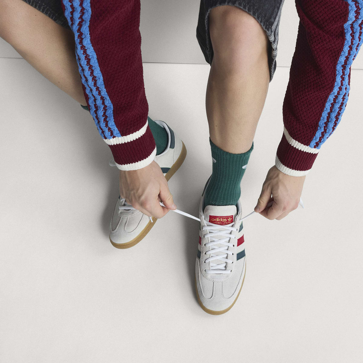 2026 New Arrival adidas Mexico Handball Spezial Shoes - White/Scarlet wholesalehk.shop