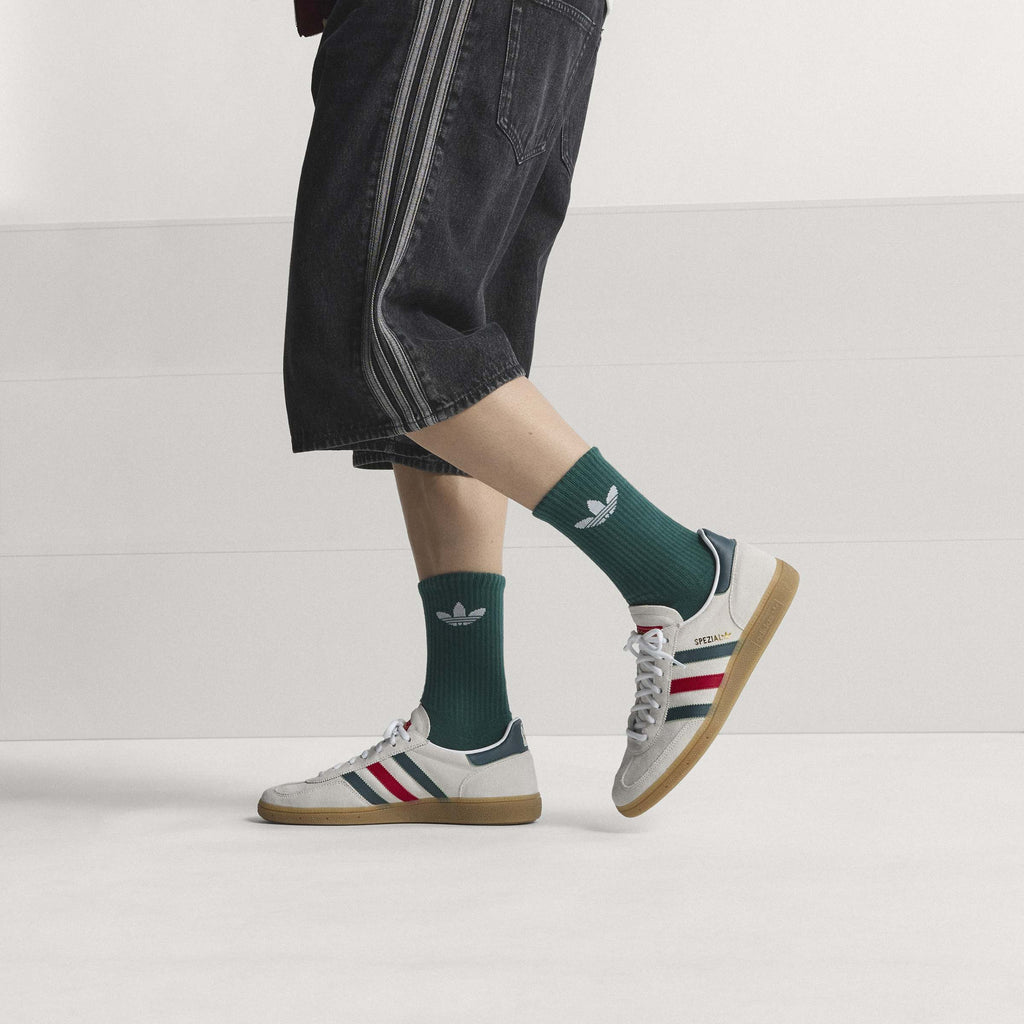 2026 New Arrival adidas Mexico Handball Spezial Shoes - White/Scarlet wholesalehk.shop
