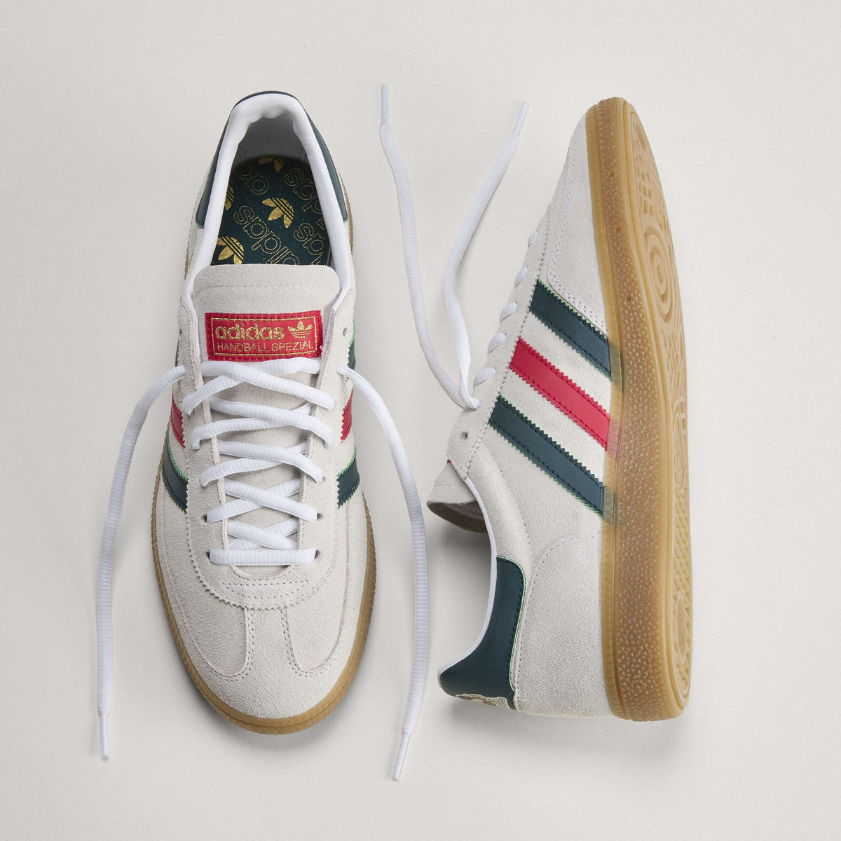 2026 New Arrival adidas Mexico Handball Spezial Shoes - White/Scarlet wholesalehk.shop