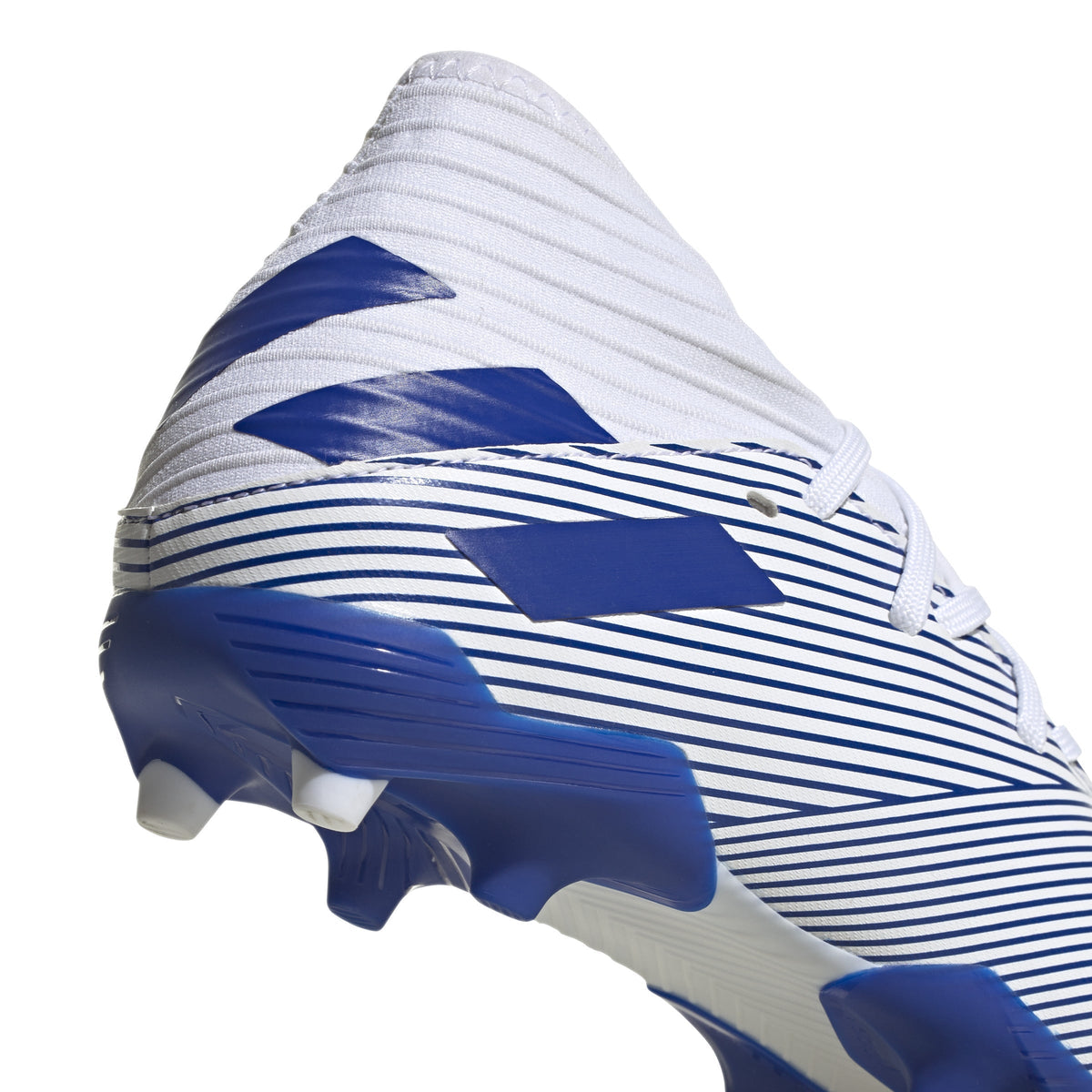 2026 New Arrival adidas Nemeziz 19.3 FG Firm Ground Youth Soccer Cleats - White/Royal wholesalehk.shop