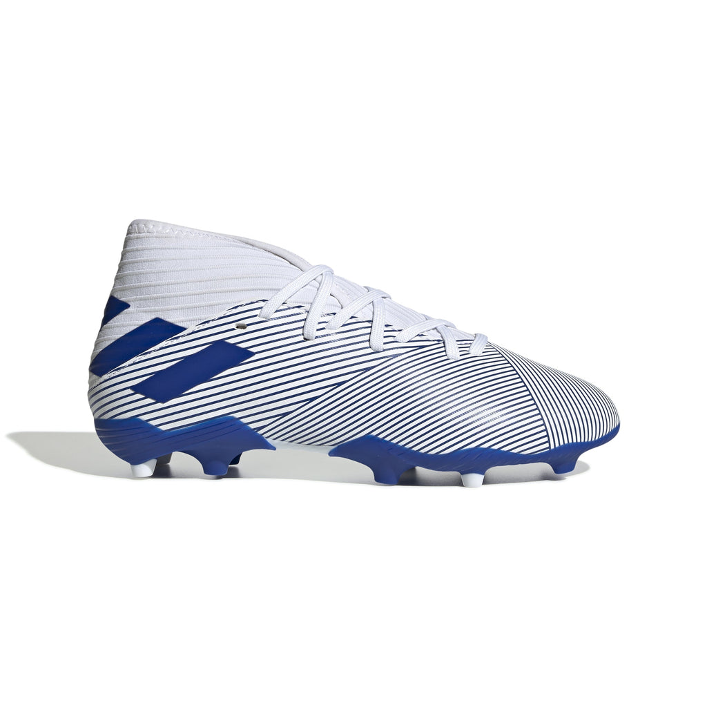 2026 New Arrival adidas Nemeziz 19.3 FG Firm Ground Youth Soccer Cleats - White/Royal wholesalehk.shop