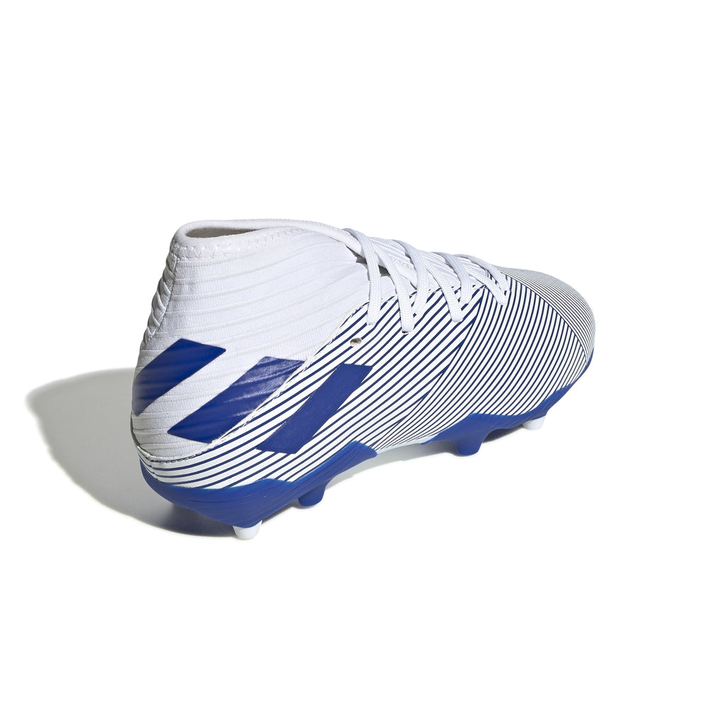 2026 New Arrival adidas Nemeziz 19.3 FG Firm Ground Youth Soccer Cleats - White/Royal wholesalehk.shop