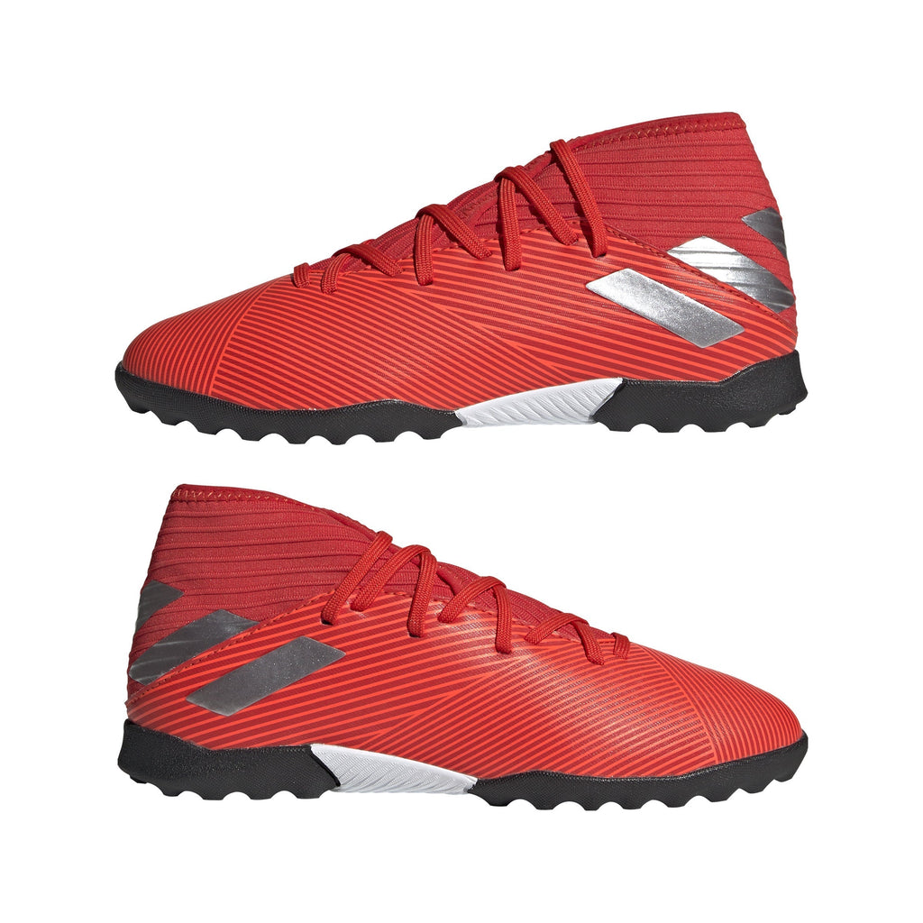 2026 New Arrival adidas Nemeziz 19.3 TF Turf Youth Soccer Cleats - Active Red/Silver Metallic/Solar Red wholesalehk.shop