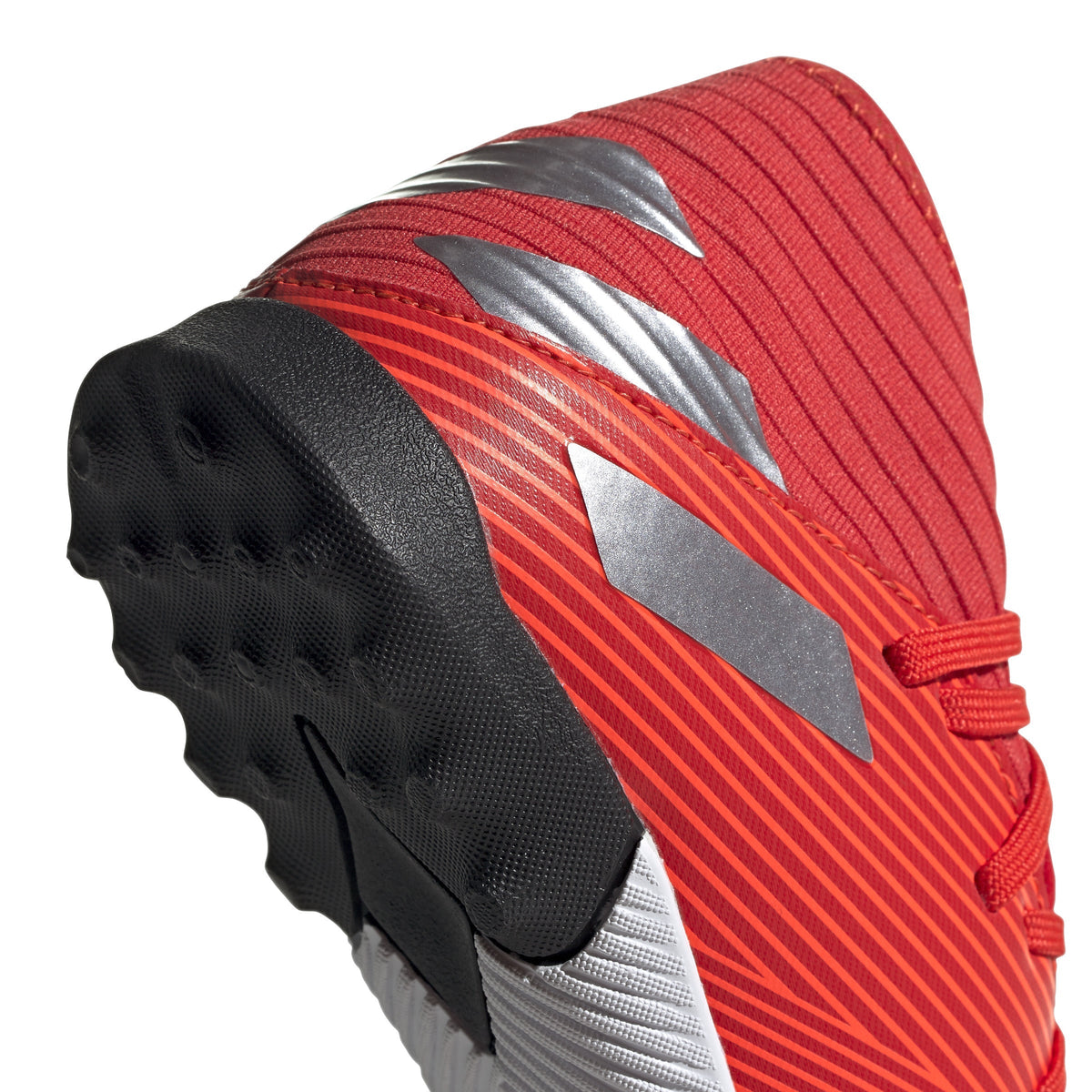 2026 New Arrival adidas Nemeziz 19.3 TF Turf Youth Soccer Cleats - Active Red/Silver Metallic/Solar Red wholesalehk.shop