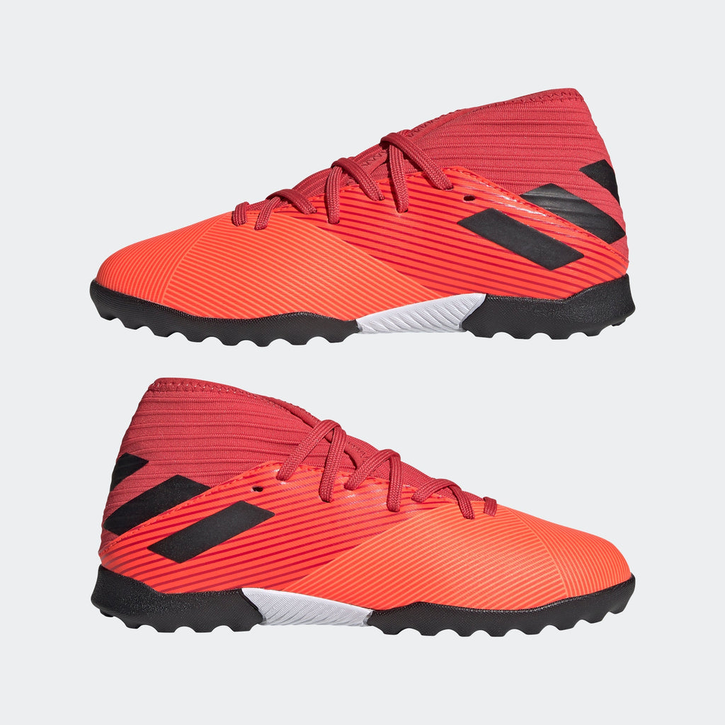 2026 New Arrival adidas Nemeziz 19.3 TF Turf Youth Soccer Cleats - Signal Coral/Black/Glory Red wholesalehk.shop