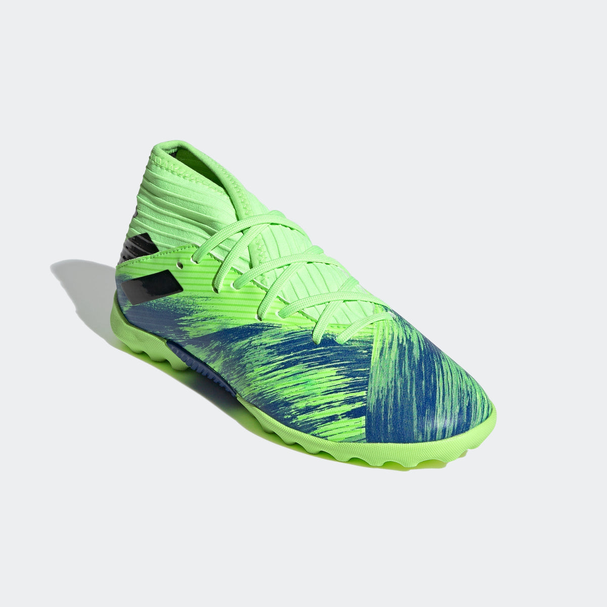 2026 New Arrival adidas Nemeziz 19.3 TF Turf Youth Soccer Cleats - Signal Green/Black/Royal wholesalehk.shop