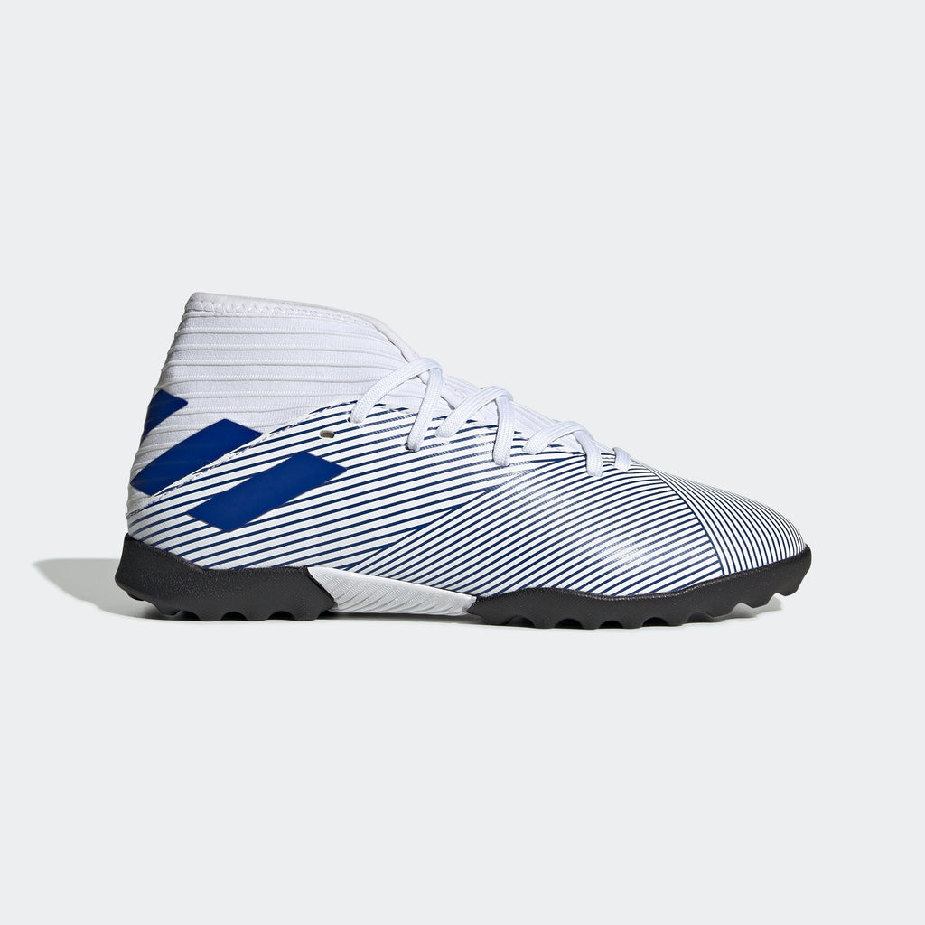 2026 New Arrival adidas Nemeziz 19.3 TF Turf Youth Soccer Cleats - White/Royal wholesalehk.shop