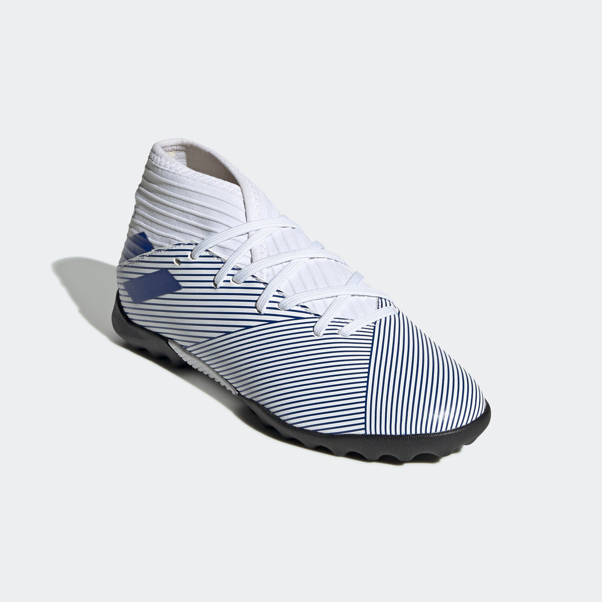 2026 New Arrival adidas Nemeziz 19.3 TF Turf Youth Soccer Cleats - White/Royal wholesalehk.shop
