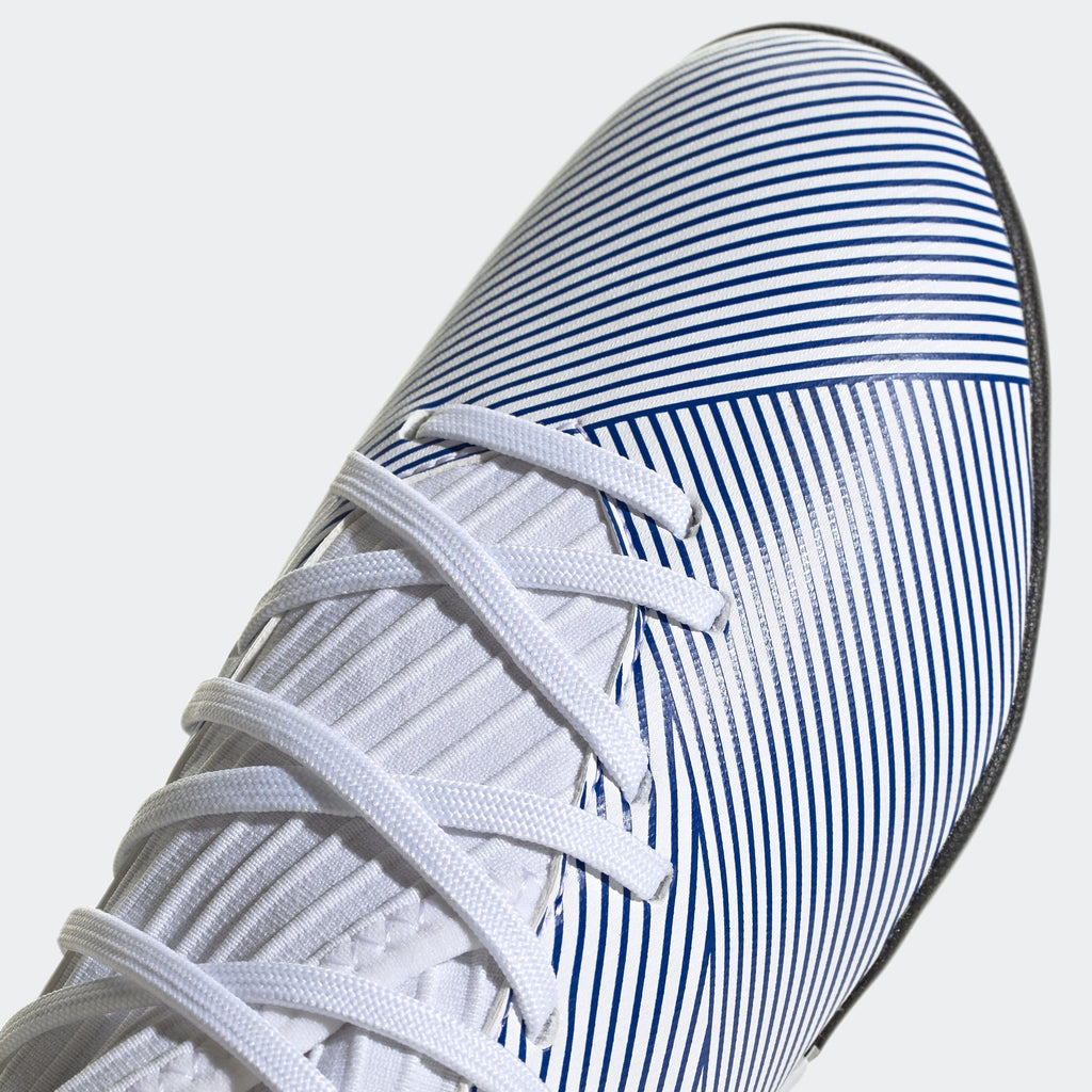2026 New Arrival adidas Nemeziz 19.3 TF Turf Youth Soccer Cleats - White/Royal wholesalehk.shop