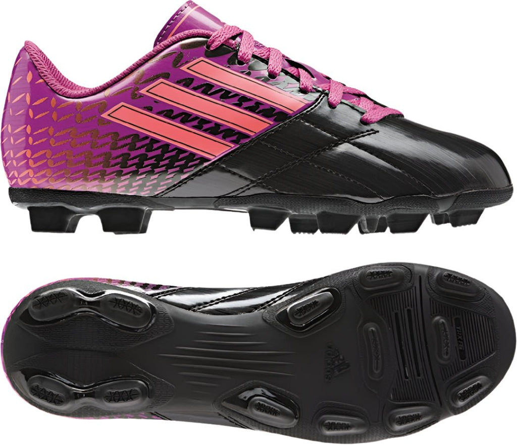 2026 New Arrival adidas Neoride Trx FG Firm Ground Youth Soccer Cleats - Black/Pink wholesalehk.shop