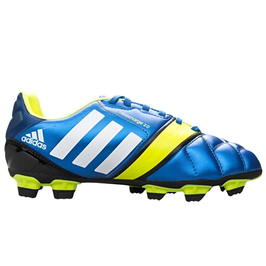 2026 New Arrival adidas Nitrocharge 2.0 TRX FG Youth Firm Ground Soccer Cleats - Blue/White/Electricity wholesalehk.shop
