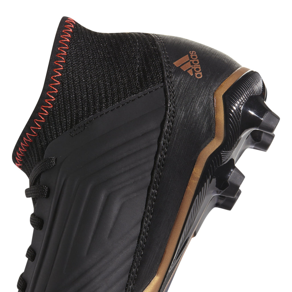 2026 New Arrival adidas Predator 18.3 FG Firm Ground Youth Soccer Cleats - Black/White/Solar Red wholesalehk.shop
