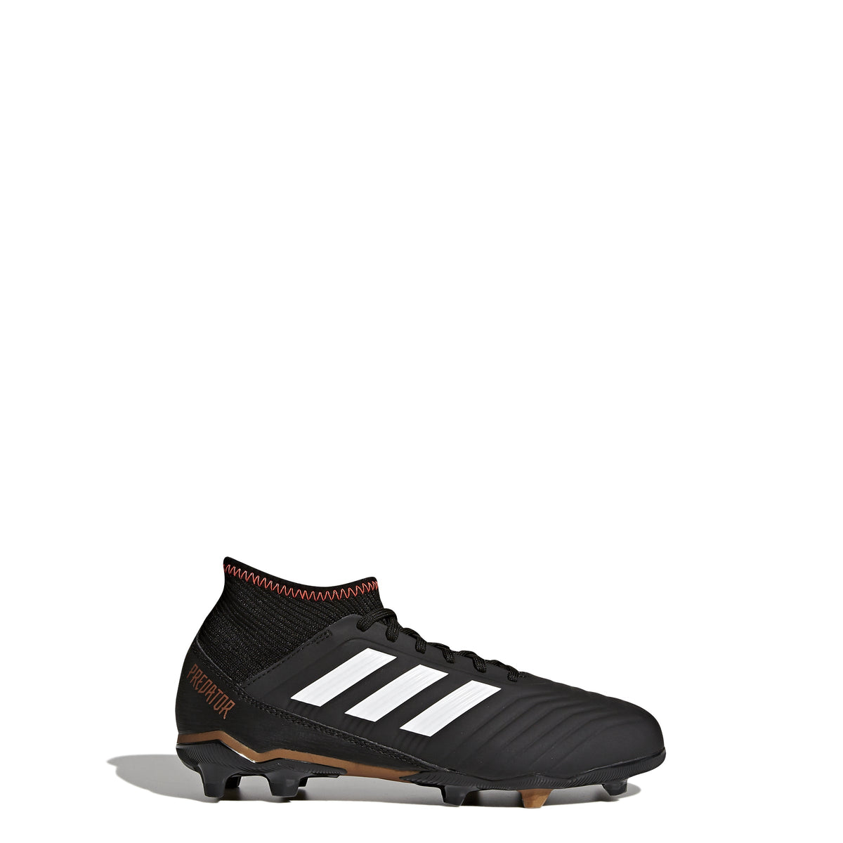 2026 New Arrival adidas Predator 18.3 FG Firm Ground Youth Soccer Cleats - Black/White/Solar Red wholesalehk.shop