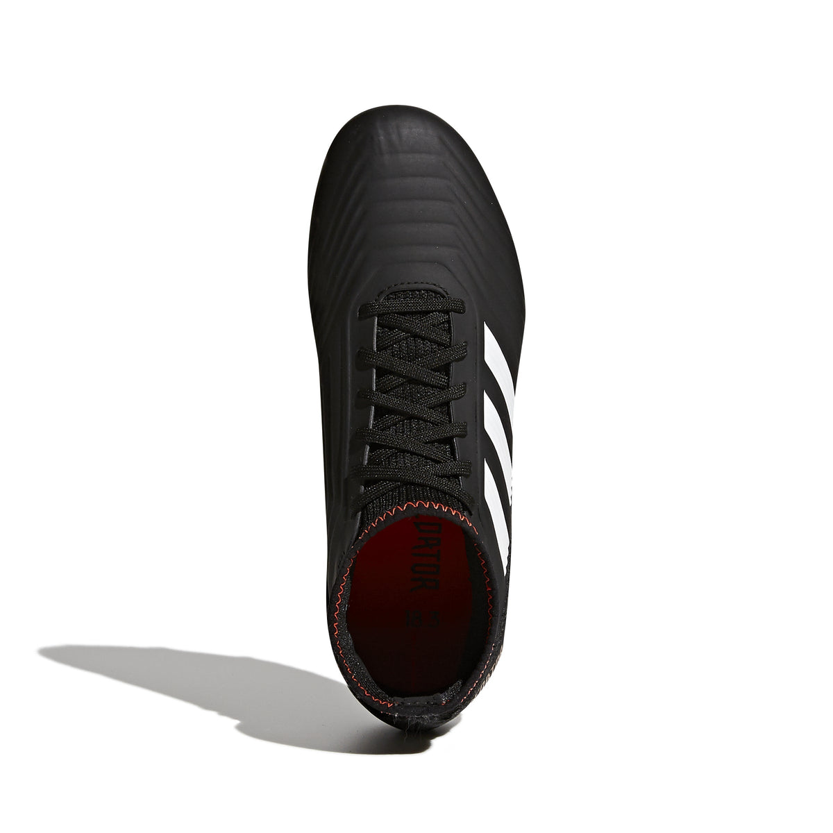 2026 New Arrival adidas Predator 18.3 FG Firm Ground Youth Soccer Cleats - Black/White/Solar Red wholesalehk.shop