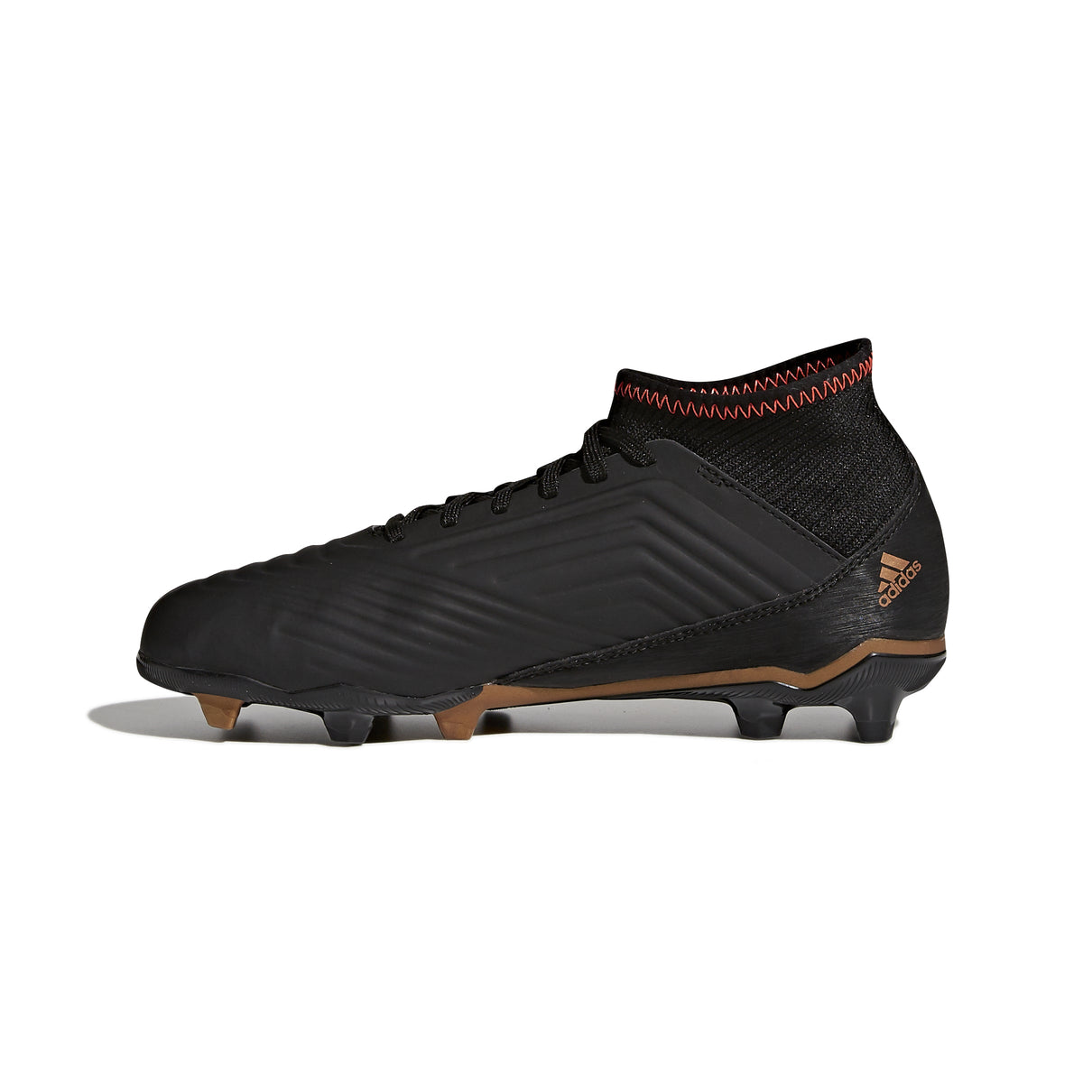 2026 New Arrival adidas Predator 18.3 FG Firm Ground Youth Soccer Cleats - Black/White/Solar Red wholesalehk.shop