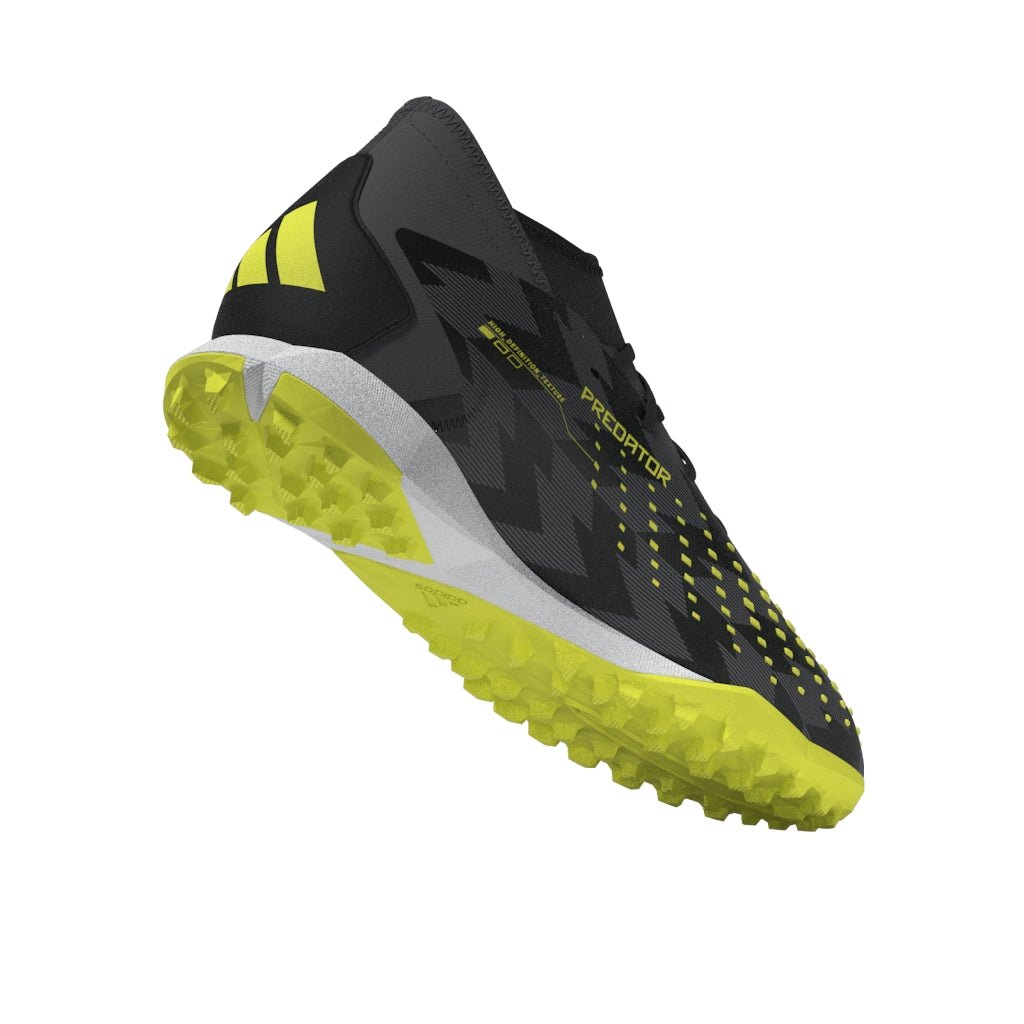 2026 New Arrival adidas Predator Accuracy Injection.3 TF Turf Soccer Cleats - Black/Solar Yellow/Grey Five wholesalehk.shop