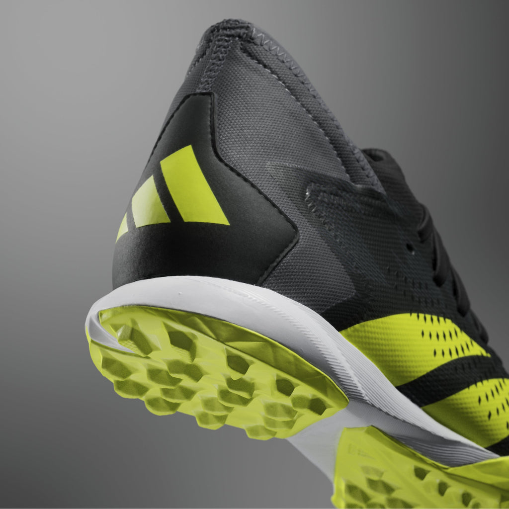 2026 New Arrival adidas Predator Accuracy Injection.3 TF Turf Soccer Cleats - Black/Solar Yellow/Grey Five wholesalehk.shop