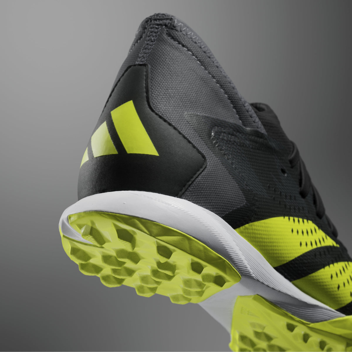 2026 New Arrival adidas Predator Accuracy Injection.3 TF Turf Soccer Cleats - Black/Solar Yellow/Grey Five wholesalehk.shop