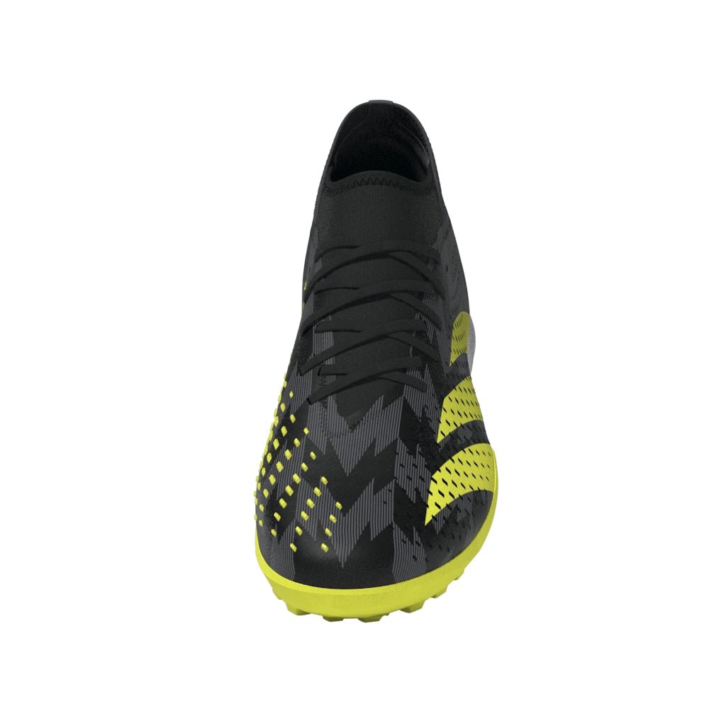 2026 New Arrival adidas Predator Accuracy Injection.3 TF Turf Soccer Cleats - Black/Solar Yellow/Grey Five wholesalehk.shop