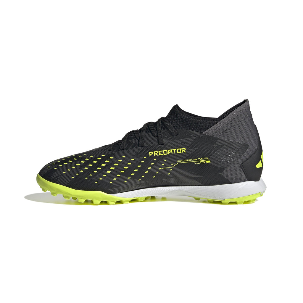 2026 New Arrival adidas Predator Accuracy Injection.3 TF Turf Soccer Cleats - Black/Solar Yellow/Grey Five wholesalehk.shop