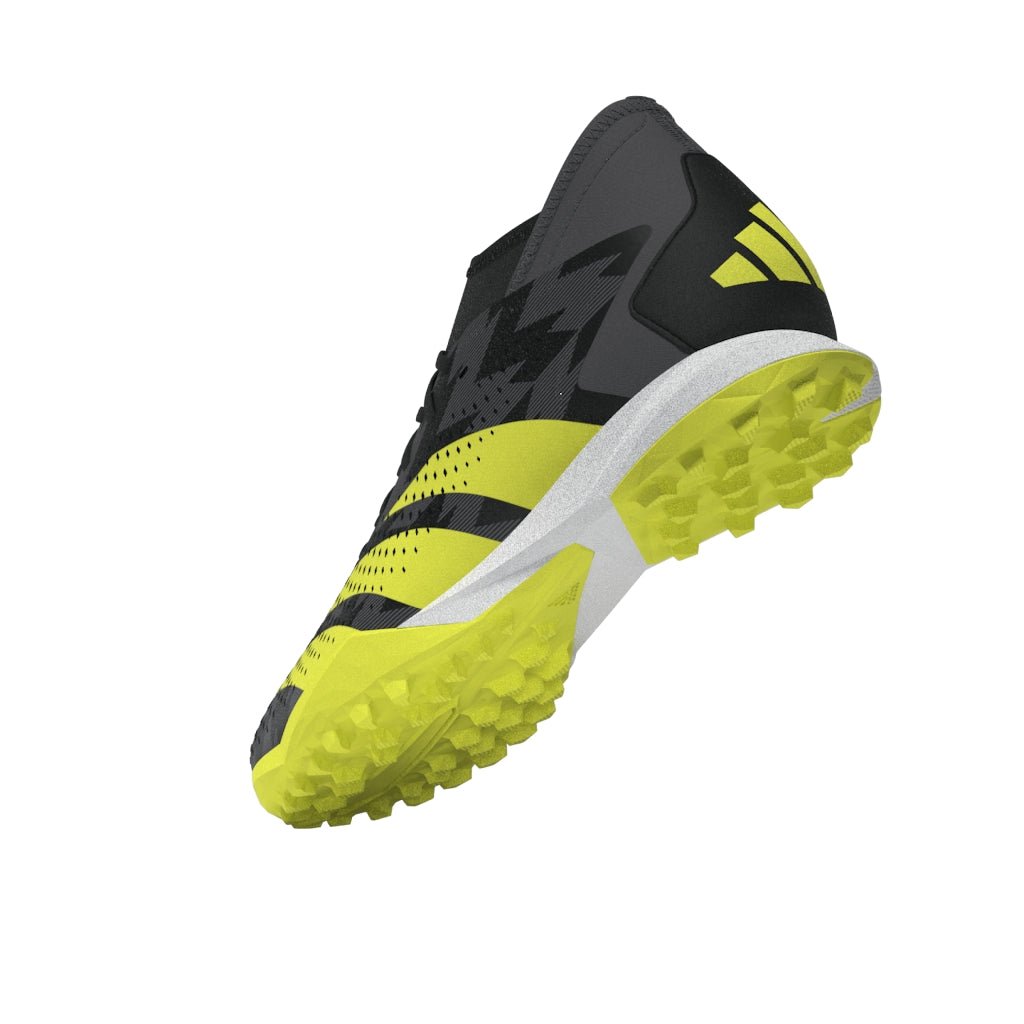 2026 New Arrival adidas Predator Accuracy Injection.3 TF Turf Soccer Cleats - Black/Solar Yellow/Grey Five wholesalehk.shop
