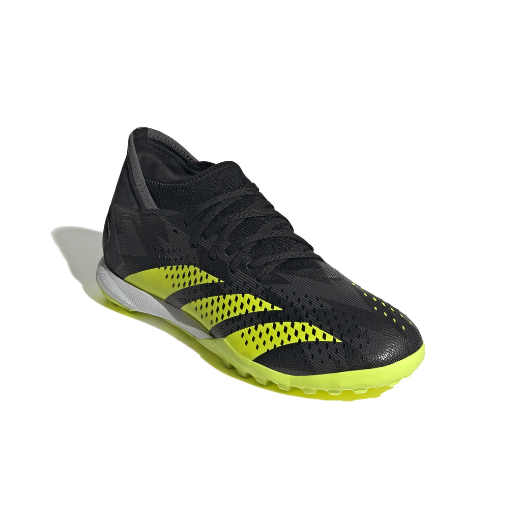 2026 New Arrival adidas Predator Accuracy Injection.3 TF Turf Soccer Cleats - Black/Solar Yellow/Grey Five wholesalehk.shop