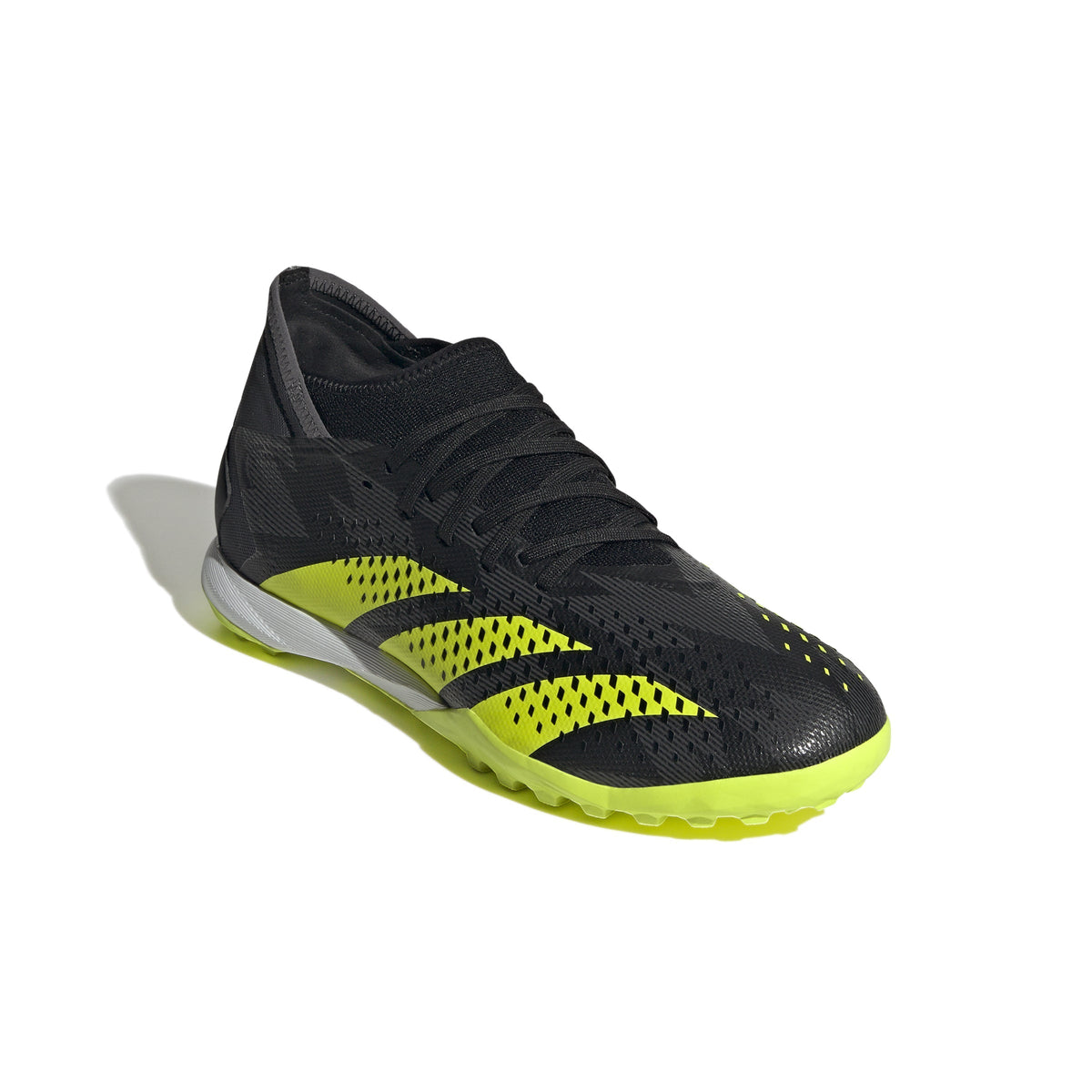 2026 New Arrival adidas Predator Accuracy Injection.3 TF Turf Soccer Cleats - Black/Solar Yellow/Grey Five wholesalehk.shop