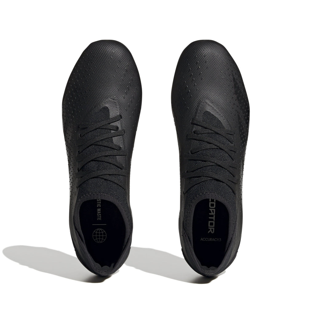 2026 New Arrival adidas Predator Accuracy.3 FG Firm Ground Boots Black wholesalehk.shop